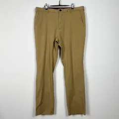 OLZEN/ストレッチ グッド ベージュ コットン ズボン メンズ 90 XL/ラデン