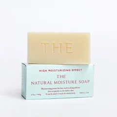 【新品】【1点販売】THE[ザ]THE NATURAL MOISTURE SOAP[せっけん 石鹸 洗顔用 無添加 保湿 天然素材]のサムネイル