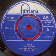 7” Dave Dee, Dozy, Beaky, Mick &  Okay ! 2677192F  /00080