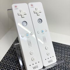 【フルメンテナンス】Wii WiiU リモコン ホワイト 白色2個セット aa