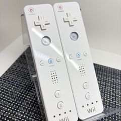 【フルメンテナンス】Wii WiiU リモコン ホワイト 白色2個セット bb