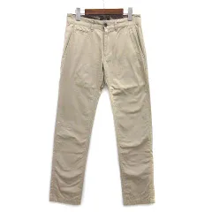 バーバリーブラックレーベル BURBERRY BLACK LABEL チノ パンツ チノパン フラップポケット ホースマーク ベージュ 70