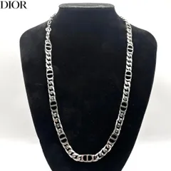 DIOR ディオール CDアイコン チェーン ネックレス シルバー