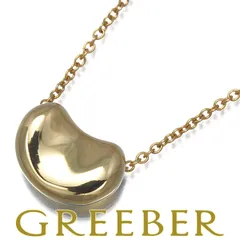 ティファニー ネックレス ビーン K18YG #191754