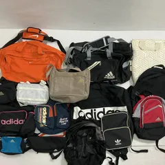 ◆ adidas NIKE など  15点 まとめ商品 ボストンバッグ リュックサック ショルダーバッグ など 鞄 中古品
