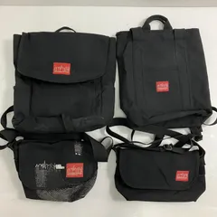 ◆ Manhattan Portage マンハッタンポーテージ 4点 まとめ商品 リュックサック バックパック ショルダーバッグ ブラック 中古品