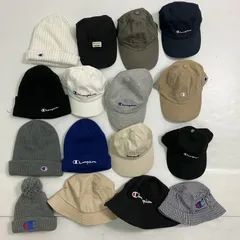 ◆ Champion チャンピオン 16点 まとめ商品 バケットハット キャップ ニット帽 ベビーサイズ含む サイズMIX 中古品