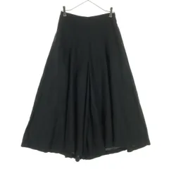 niko and... ニコアンド ワイド キュロットパンツ 3 ブラック レディース 古着