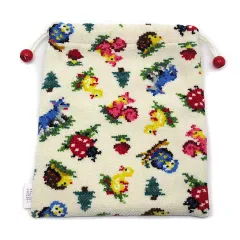 フェイラー FEILER ハイジと森の仲間たち ハイジフレンズフォレスト 巾着 ポーチ アイボリー