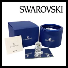 CH【SWAROVSKI】フクロウ クリスタル 1003319 ガラス 置物 オブジェ インテリア スワロフスキー (CH-4147①)