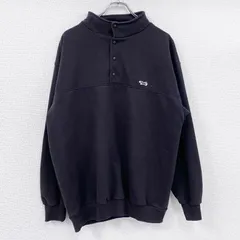 古着 used　TOWN CRAFT×FREAK'S STORE　ハーフボタンスウェット/トレーナー　黒　ブラック　Lサイズ