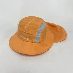 古着 used　mont-bell　モンベル　サハラハット　オレンジ　フリーサイズ