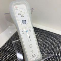 【フルメンテナンス】Wii WiiU リモコンプラス ジャケット付き ホワイト 白色 bb
