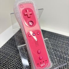【フルメンテナンス】Wii WiiU リモコンプラス ジャケット付き ピンク 桃色 aa