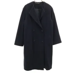 Mila Owen ミラオーウェン ダブルブレスト コート 0 ネイビー レディース 古着
