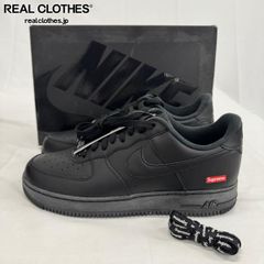 Supreme xNike AirForce1 Low Black 28cm - メルカリ