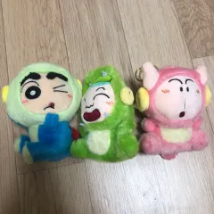 恐竜クレヨンしんちゃん、恐竜マサオくん、恐竜ボーちゃん キーホルダー セット