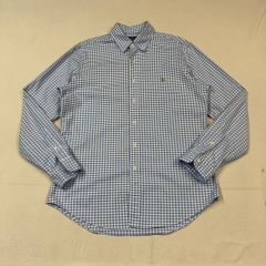 L) POLO RALPH LAUREN ポロラルフローレン Classic Classic クラシック ブルー ギンガム CHECK チェック Oxford オックスフォード 셔츠 シャツ