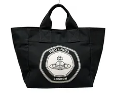 ヴィヴィアンウエストウッド トートバッグ ＲＥＤ ＬＡＢＥＬ ブラック 黒 ロゴ トート キャンバス Viviwenne Westwood LONDON 