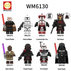 【全8種セット】スターウォーズ レゴ互換 ミニフィグ クローン・ウォーズ　ジェダイ:フォールン・オーダー