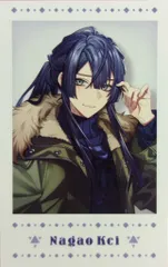 ANYCOLOR株式会社 ウィンターデート2024 Aグループ にじさんじ 長尾景/ランダムチェキ風カード 白枠