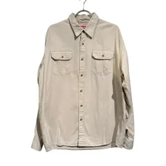 Wrangler (ラングラー) 古着シャツ  ベージュ Lのサムネイル