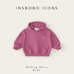 【子供服】キッズパーカー長袖春新作女の子男の子プルオーバー