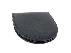 ■新品■未使用■ LANVIN ランバン 馬蹄型 レザー コインケース コインパース 小銭入れ メンズ レディース ブラック系 DM4742
