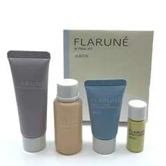 ALBION アルビオン ALBION アルビオン FLARUNE フラルネ W トライアルキット 美白 医薬部外品 洗顔 乳液 化粧水 美容液 サンプル 日本製 【管理No.K 12709】