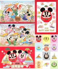 【中古】ポストカード 集合 私製年賀はがきセット(5枚セット) 「ディズニー 東京ディズニーリゾートのお正月 2026」 東京ディズニーリゾート限定