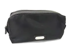 ■美品■ Salvatore Ferragamo フェラガモ ナイロン ポーチ マルチケース 小物入れ ブラック系 DM5366のサムネイル