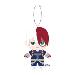 【中古】ぬいぐるみマスコット・ぬいぐるみバッジ 轟焦凍 ちびキャラ ぬいぐるみ(ボールチェーン付き) 「僕のヒーローアカデミア」