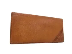 Burberrys バーバリーズ レザー 内部ノバチェック 二つ折り 長財布 ウォレット 小銭入れ 札入れ カード入れ ブラウン系 DM5685