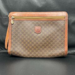 OLD CELINE オールドセリーヌ ITALY製 マカダム柄 セカンドバッグ