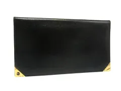 ■美品■ dunhill ダンヒル レザー 二つ折り 長財布 ウォレット 札入れ 紳士 ビジネス メンズ ブラック系 DM4833