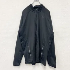 古着 used　NIKE　ナイキ　トラックジャケット/ジャージ　黒　ブラック　XLサイズ