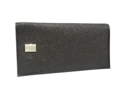 ■美品■ dunhill ダンヒル レザー 二つ折り 長財布 ウォレット 札入れ 紳士 ビジネス メンズ ブラック系 DM4846