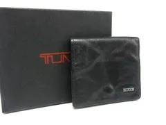 ■美品■ TUMI トゥミ レザー コインケース コインパース 小銭入れ 紳士 ビジネス メンズ ブラック系 DM4884