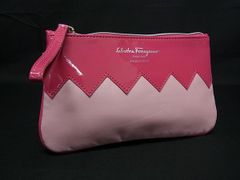 フェラガモ レザー マルチケース マルチポーチ レディース ネイビー