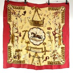 HERMES カレ90 スカーフ CHOCS EN PLUMES 箱あり - メルカリ
