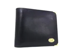 ■美品■ dunhill ダンヒル オックスフォード レザー 二つ折り 長財布 ウォレット 札入れ 小銭入れ メンズ ブラック系 DM6319