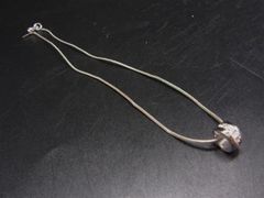 希少 値下げ可】かすう工房 雪うさぎ ネックレストップ チャーム 