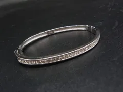 SWAROVSKI スワロフスキー ラインストーン バングル ブレスレット アクセサリー レディース シルバー系 DM4981