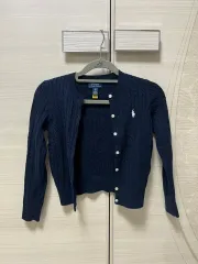 ポロ 正規品 ケイブル ニット カーディガン