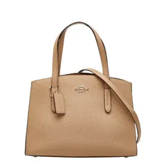 コーチ CHARLIE CARRYALL 28 チャーリー キャリーオール ハンドバッグ ショルダーバッグ 2WAY 29529 ベージュ レザー レディース COACH【1-0253861】