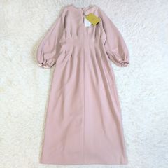 新品　ebure ピンク 長袖 ワンピース 新品 ebure ピンク 長袖 ワンピース - メルカリ