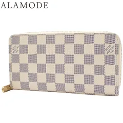 LOUIS VUITTON(ルイ・ヴィトン) ダミエ・アズール ジッピー・ウォレット ロングウォレット 長財布 ラウンドファスナー 小物 アイボリー ゴールド金具 N60019 ユニセックス 40802184785【中古】【アラモード】