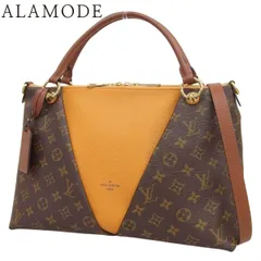 LOUIS VUITTON(ルイ・ヴィトン) モノグラム VトートMM ハンドバッグ 2WAY ショルダー 肩掛け モノグラムキャンバス サフラン ブラウン茶 オレンジ ゴールド金具 M43951 レディース 40802184674【中古】【アラモード】