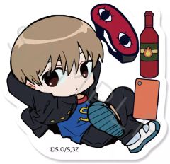 【中古】キャラカード YE.沖田総悟 クリアカードステッカー(ちぽっけシリーズ第2弾) 「TVアニメ 3年Z組銀八先生」