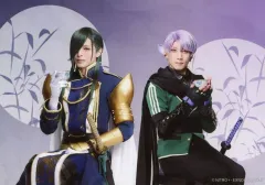 【中古】生写真(男性) 新木宏典(にっかり青江)・山崎晶吾(五月雨江)/横型・キャラクターショット/ミュージカル「刀剣乱舞」～静かなる夜半の寝ざめ～ ランダムペアブロマイド(戦闘ver.)